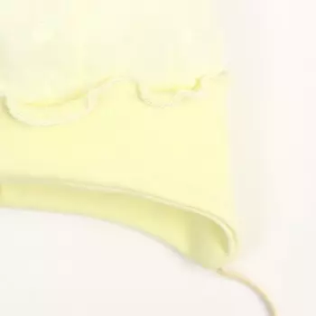 Шапка детская, цвет желтый, размер 46-48