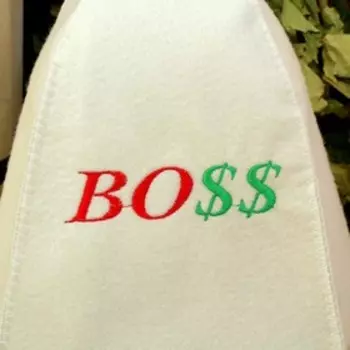 Шапка для бани "БОSS"