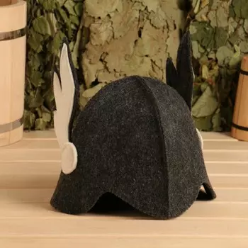 Шапка для бани и сауны «Гермес», полиэфир 70%, шерсть 30%, «Добропаровъ»