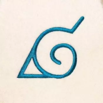 Шапка для бани с детской вышивкой "Аниме"