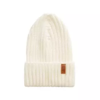 Шапка для девочек, размер 50-52 см, цвет молочный