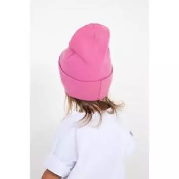 Шапка для девочки1, цвет пудра, размер 50-54