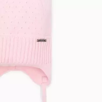 Шапка для девочки А.906, цвет розовый, размер 50-52 (3-5 лет)