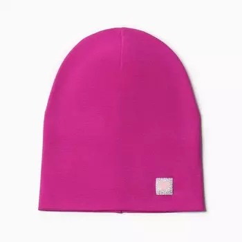 Шапка для девочки, цвет фиолетовый. размер 50-54