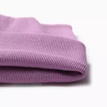 Шапка для девочки, цвет сиреневый, размер 50-52