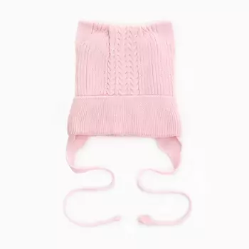 Шапка для девочки, цвет светло-розовый размер 50-52