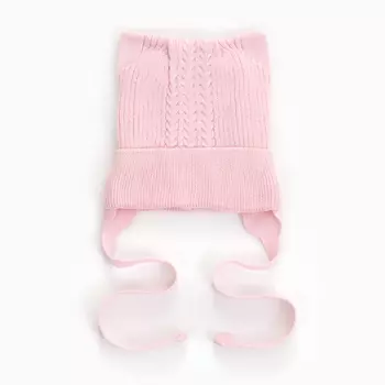 Шапка для девочки, размер 42-44, светло-розовая