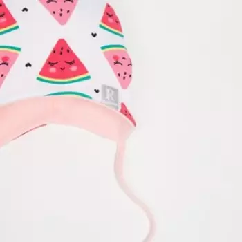 Шапка для девочки, цвет светло-розовый размер 44-47 см