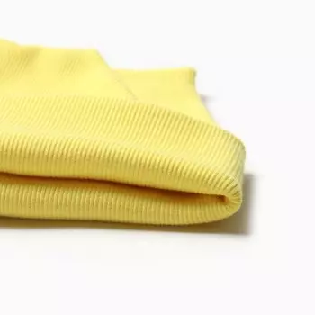 Шапка для девочки, цвет желтый, размер 50-52