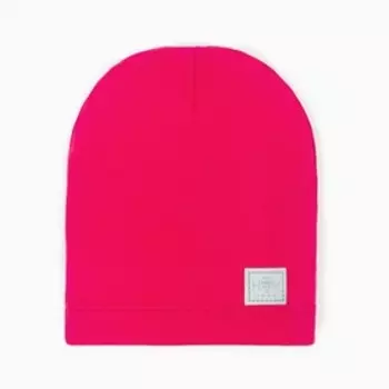 Шапка для девочки однослойная, цвет фуксия, размер 50-54