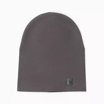 Шапка для мальчика, цвет тёмно-серый, размер 50-54