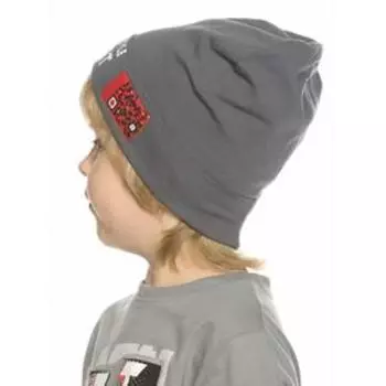 Шапка для мальчиков, размер 50-51, цвет тёмно-серый