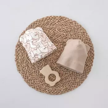 Шапка «Корги Веня», рост 3-6 мес - 2 шт