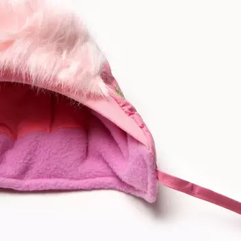 Шапка "Лиана" для девочки, цвет розовый/светло-розовый, размер 48