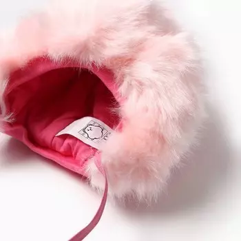 Шапка "Лиза" для девочки, цвет розовый/светло-розовый, размер 48