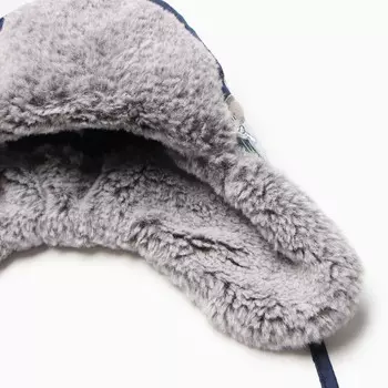 Шапка "Марио" для мальчика, цвет синий, размер 44