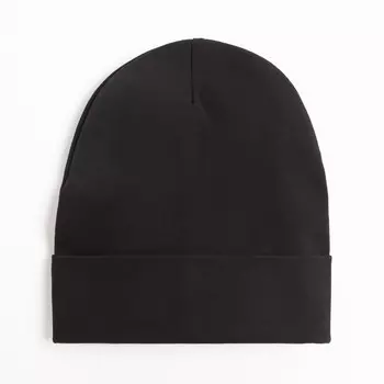 Шапка мужская, цвет черный, р-р 54-58