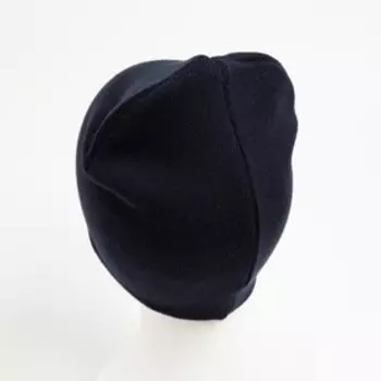 Шапка мужская, цвет тёмно-синий, размер 57-59