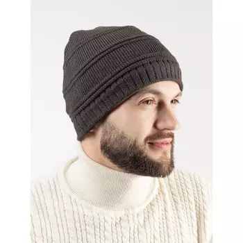 Шапка мужская Isee, размер 52-56, цвет графит