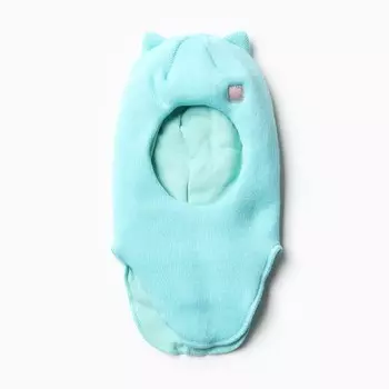 Шапка-шлем детская, размер 42-46, мятная