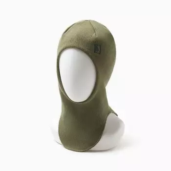 Шапка-шлем для мальчика, размер 42-46, хаки