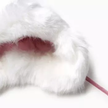 Шапка "Стрекоза" для девочки, цвет брусника/белый, размер 50