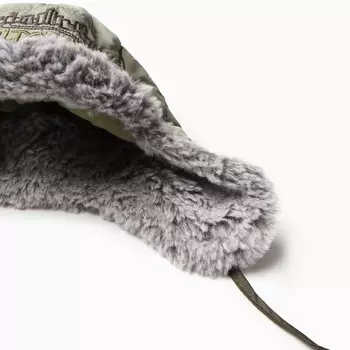 Шапка "Терри" для мальчика, цвет оливка/хаки, размер 50