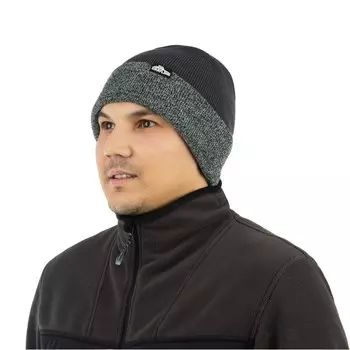 Шапка вязаная GRAYLING Selenga, графитовый меланж