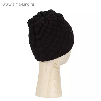 Шапка женская, размер one size, чёрный