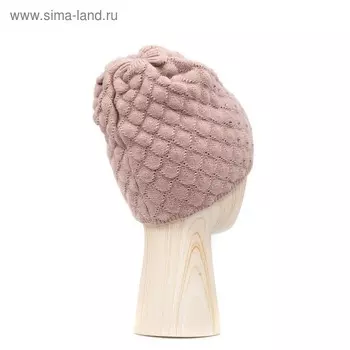 Шапка женская, размер one size, тёмно-розовый