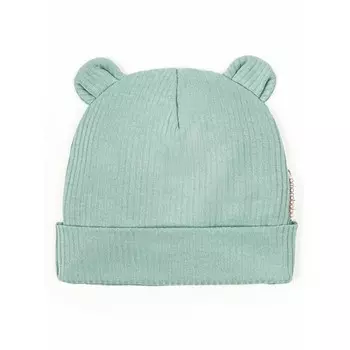 Шапочка детская Amarobaby Fashion bear, размер 42-44, цвет зелёный