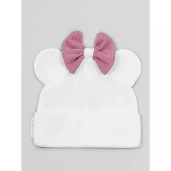 Шапочка детская Amarobaby Fashion Mini, размер 46-48, цвет молочный