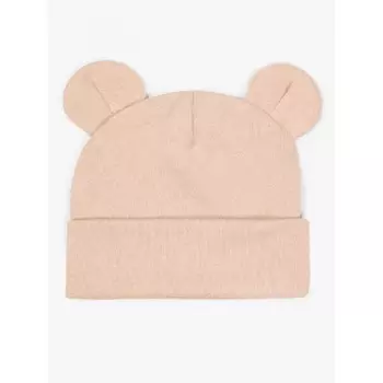 Шапочка детская Amarobaby Nature essence bear, размер 42-44, цвет бежевый