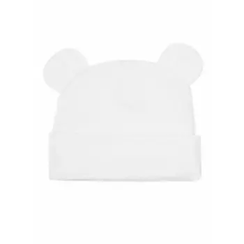 Шапочка детская Amarobaby Nature essence bear, размер 42-44, цвет молочный