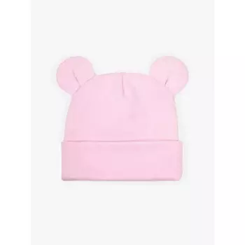 Шапочка детская Amarobaby Nature essence bear, размер 44-46, цвет розовый
