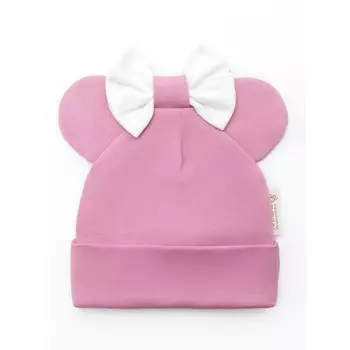 Шапочка детская Amarobaby Nature essence mini, размер 46-48, цвет розовый