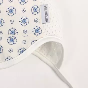 Шапочка детская, цвет голубой, размер 42-44