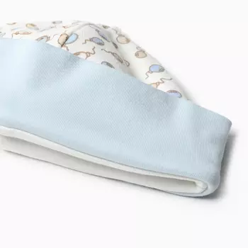 Шапочка детская, цвет голубой/шарики, размер 36-40