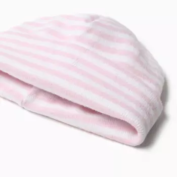 Шапочка детская, цвет розовый, размер 36