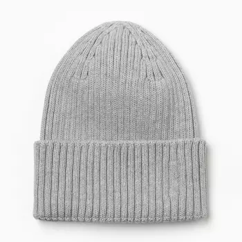 Шапочка детская, цвет серый-меланж, размер 54-56 (7мес)