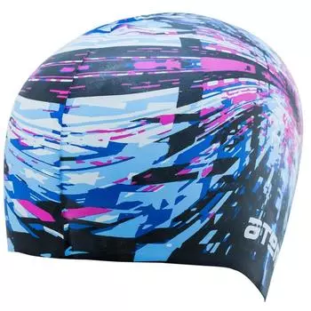 Шапочка для плавания Atemi PSC304, детская, силикон, цвет чёрный