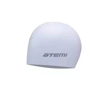 Шапочка для плавания Atemi SC308, силикон, детская, белая