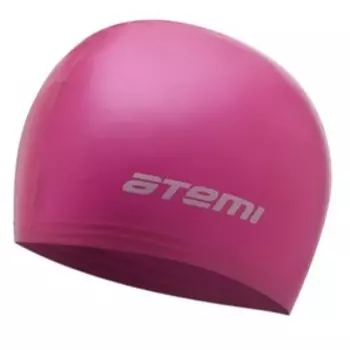 Шапочка для плавания Atemi, TC403, тонкий силикон, цвет голубой