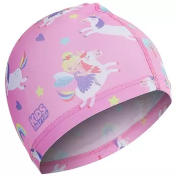 Шапочка для плавания детская ONLYTOP «Волшебная принцесса», тканевая, обхват 46-52 см