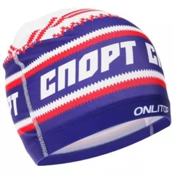 Шапочка для плавания взсролая «Спорт», тканевая, обхват 54-60 см