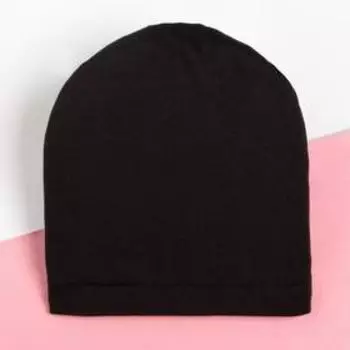 Шапка детская «Крошка Я. Восток», размер 48, чёрная