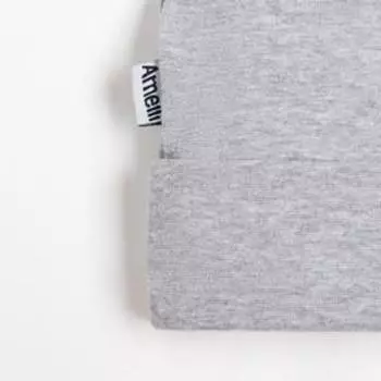 Шапочка «Спорт» детская, цвет серый, размер 42