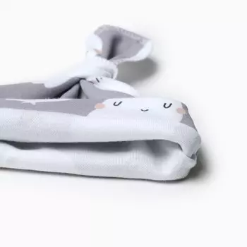 Шапочка-узелок для мальчика, цвет МИКС, размер 38