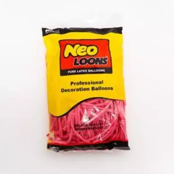 Шар для твистинга латексный 150", макарун, набор 100 шт., цвет роза