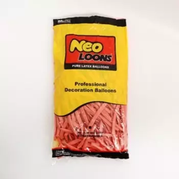 Воздушные шары для моделирования 125 см, d=5 см, 10 шт., персиковые